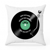 Thumbnail 11 - 60th Birthday Retro Record Personalised Cushion