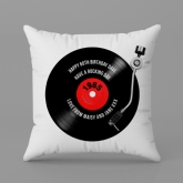 Thumbnail 3 - 60th Birthday Retro Record Personalised Cushion