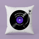 Thumbnail 4 - 60th Birthday Retro Record Personalised Cushion
