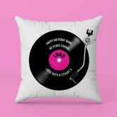 Thumbnail 5 - 60th Birthday Retro Record Personalised Cushion