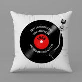 Thumbnail 3 - Personalised 70th Birthday Retro Record Cushion