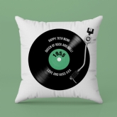 Thumbnail 4 - Personalised 70th Birthday Retro Record Cushion