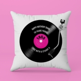 Thumbnail 9 - Personalised 70th Birthday Retro Record Cushion