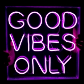 Thumbnail 1 - Good Vibes Only Extra Large Neon Sign