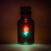 Thumbnail 2 - Flower LED Neon Message in a Bottle Light