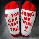 Thumbnail 1 - if you can read this bring wine socks