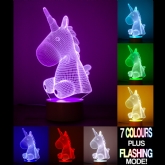 Thumbnail 7 - Optical Illusion Colour Changing 3D Lamps with Touch Control