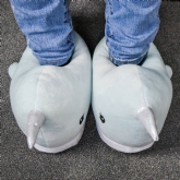 Thumbnail 3 - Narwhal LED Light Up Slippers