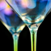 Thumbnail 5 - Set of 2 Rainbow Wine Glasses