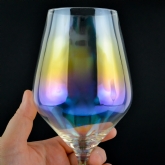 Thumbnail 6 - Set of 2 Rainbow Wine Glasses