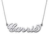 Thumbnail 1 - Small Sterling Silver Personalised Name Necklace