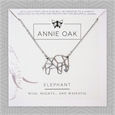 Thumbnail 1 - Geometric Elephant Necklace