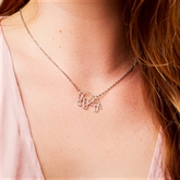 Thumbnail 2 - Geometric Elephant Necklace