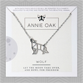 Thumbnail 1 - Geometric Wolf Necklace