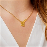 Thumbnail 1 - Geometric Giraffe Necklace 