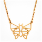 Thumbnail 4 - Geometric Butterfly Necklace