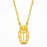 Thumbnail 4 - Geometric Owl Necklace