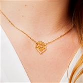 Thumbnail 2 - Geometric Lion Necklace