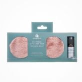 Thumbnail 1 - Pink Faux Fur Eye Mask & Pillow Spray Set