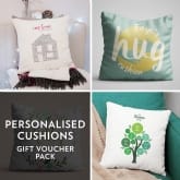Thumbnail 1 - Personalised Cushion Choice Voucher Gift Pack