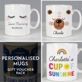 Thumbnail 1 - Personalised Mug Choice Voucher Gift Pack