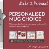 Thumbnail 2 - Personalised Mug Choice Voucher Gift Pack