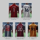 Thumbnail 11 - Personalised Football Shirt Print Choice
