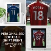 Thumbnail 1 - Personalised Football Shirt Print Choice