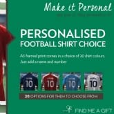 Thumbnail 2 - Personalised Football Shirt Print Choice