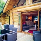 Thumbnail 1 - Two Night Stay in a Log Cabin at Badgers Wood, Hoo Zoo and Dinosaur World