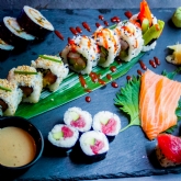 Thumbnail 1 - Unlimited Asian Tapas & Sushi with Bottomless Beer or Wine for Two
