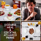 Thumbnail 1 - 3 Course Meal & Cocktail at Marco Pierre White's London Steakhouse Co