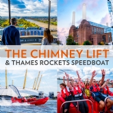 Thumbnail 1 - The Chimney Lift at Battersea Power Station and Thames Rockets Speedboat