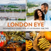 Thumbnail 1 - Entrance to the London Eye & 2 Course Meal at Las Iguanas for Two