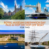 Thumbnail 1 - Royal Museum Greenwich Day Pass and Hop on Hop off Boat for Two