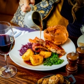 Thumbnail 1 - Traditional Sunday Roast with a Glass of Wine for Two