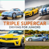 Thumbnail 1 - Triple Supercar Driving Experience for Juniors