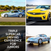 Thumbnail 1 - Triple Supercar Driving Experience for Juniors