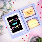 Thumbnail 1 - Hugs and Cake Personalised Cake in a Card