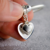 Thumbnail 5 - Personalised Heart and Charm Bangle