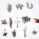 Thumbnail 4 - Personalised Initial and Charm Beaded Bracelet