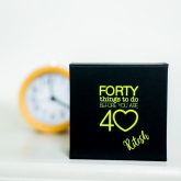 Thumbnail 11 - Personalised 40 Things To Do When You're 40 Box