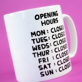 Thumbnail 2 - David Shrigley Opening Hours Mug