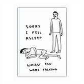 Thumbnail 2 - David Shrigley "Sorry I Fell Asleep" A5 Notebook