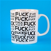 Thumbnail 1 - David Shrigley Fuck Fuck Sorry Mug