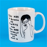 Thumbnail 1 - David Shrigley "Bunch of Twats" Mug
