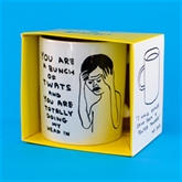 Thumbnail 4 - David Shrigley "Bunch of Twats" Mug