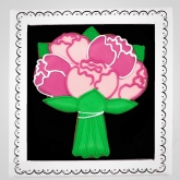 Thumbnail 2 - Biscuiteers "Bouquet of Flowers" Hand-Iced Letterbox Biscuit