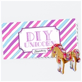 Thumbnail 2 - Biscuiteers DIY 3D Unicorn Letterbox Biscuits