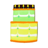 Thumbnail 2 - Biscuiteers Birthday Cake Hand-Iced Letterbox Biscuit